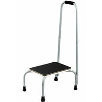 Bundaloo Support Step Stool | Best Foot Stool for Hospital Bed, Kitchen Shelving, & Bath Tub | Non-Slip Rubber Handle, Platform, & Feet for Extra Safety | For Adults & Kids in Home or Medical Setting
