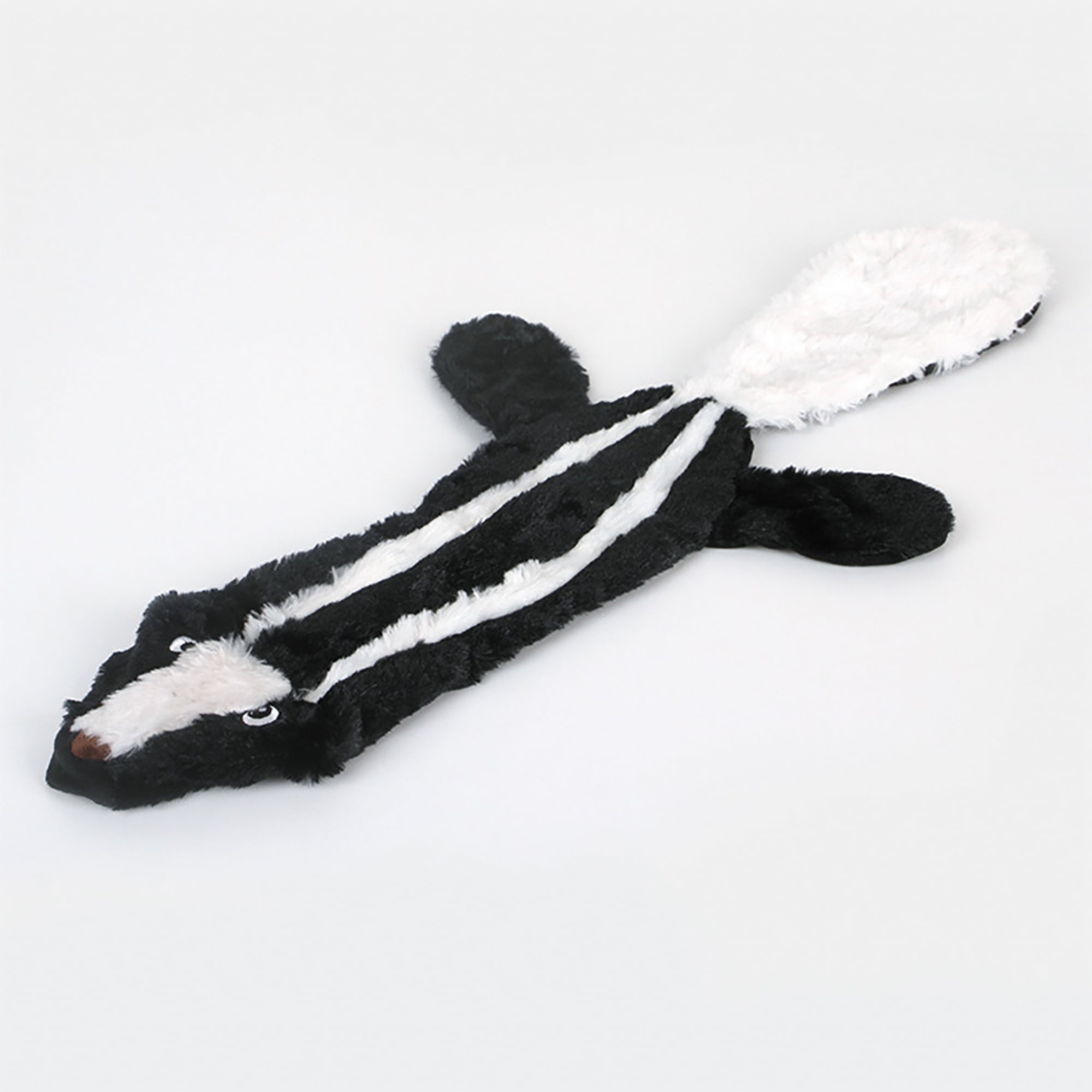 Kepooman Dog Squeaky Toys for Teething Chewing and Playtime, No Stuffing Plush Animal Dog Toy for Small Medium Large Dog Pets, Single, Skunk Kepooman Dog Squeaky Toys for Teething Chewing and Playtime, No Stuffing Plush Animal Dog Toy for Small Medium Large Dog Pets, Single, Skunk