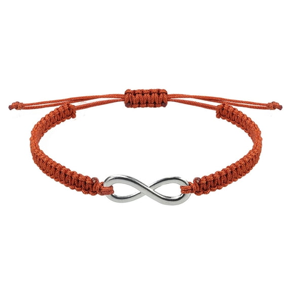 HOOUN 2Pcs Number Eight Lucky Handmade Woven Bracelet Lovers Friendship Gift Bracelets-9-2PCS