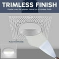 thumbnail image 3 of LUXRITE 3" LED Trimless Spotlight with Wall Washer Trim 15W, 1100LM, 5CCT, Dimmable, 60, Push-n-Lock, CRI90, ETL White, 3 of 7