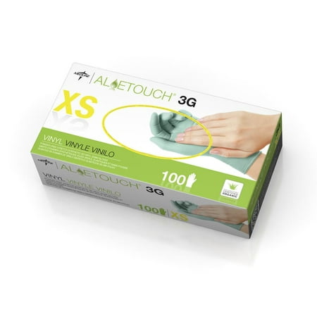 

Aloetouch 3G Powder-Free Latex-Free Synthetic Exam Gloves X-Small 1000 Count
