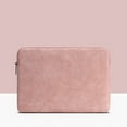 thumbnail image 2 of Funda para computadora portátil, cuero, impermeable, bolsa para computadora portátil, cremallera, funda para computadora a prueba de golpes, rosa, 13 pulgadas Scienceny EL002886-01, 2 of 2