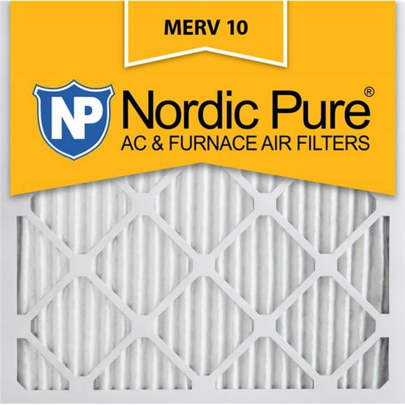 Nordic Pure 16x16x1M10-12 Pleated MERV 10 Air Filters&#44; 16 x 16 x 1 in. - Pack of 12