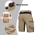 thumbnail image 3 of Pantalones cortos de bicicleta de montaña Ally 4D acolchados de secado rápido para hombre, 3 of 9
