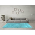 thumbnail image 3 of Ahgly Company Indoor Rectangle Persian Light Blue Traditional Area Rugs, 6' x 9', 3 of 4