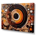 thumbnail image 2 of Designart Abstract Wall art decor, Abstract wall art Print, Captivating Abstract Forms I , Orange Modern Canvas wall art, 32x16 inches, 2 of 5