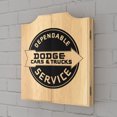 thumbnail image 4 of Dodge Dodge Service Dart Board Cabinet Set with 6 Steel Tip Darts, 4 of 7