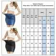 thumbnail image 4 of Orqqct Women High Waist Stretchy Side Pockets Short Denim Skirts, 4 of 4
