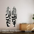 thumbnail image 4 of Notoriart Articles Surfboard SET Acrylic Wall Art Die-Cut Coastal Modern High-Gloss Home Decor, 15" x 60", 4 of 8