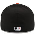 thumbnail image 4 of Men's New Era Black/Orange Baltimore Orioles Alternate Authentic Collection On Field 59FIFTY Performance Fitted Hat, 4 of 5