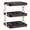 Black, variant on Multi-Layer Dish & Prep Tray Storage Rack, Foldable Food Prep Storage Rack for Cabinet, Vegetable Plate Display Rack Organizer Dish