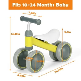 YUFU Baby Balance Bike, Push Ride Toy for 1-2 Year Old, No Pedal