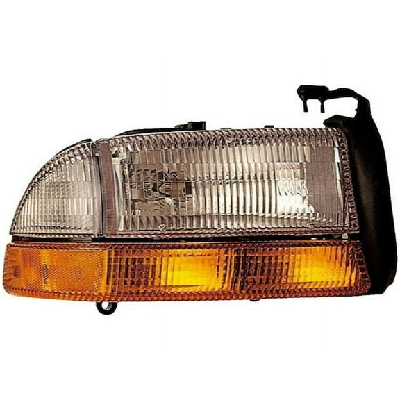 Right Headlight Assembly - Compatible with 1998 - 2004 Dodge Dakota 1999 2000 2001 2002 2003