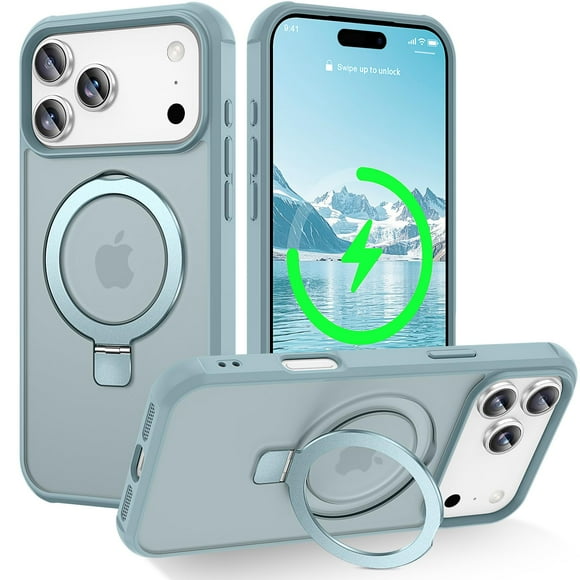 Funda Casehas para iPhone 17 Pro de 6.3 pulgadas con soporte magnético, color azul
