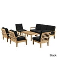 thumbnail image 2 of Modway Pier 8-piece Outdoor Patio Teak Sofa Set, 2 of 5