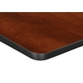 thumbnail image 4 of Regency Trapezoid 36 x 23 x 19 Learning School Desk- Cherry Top Chrome Legs, 4 of 5
