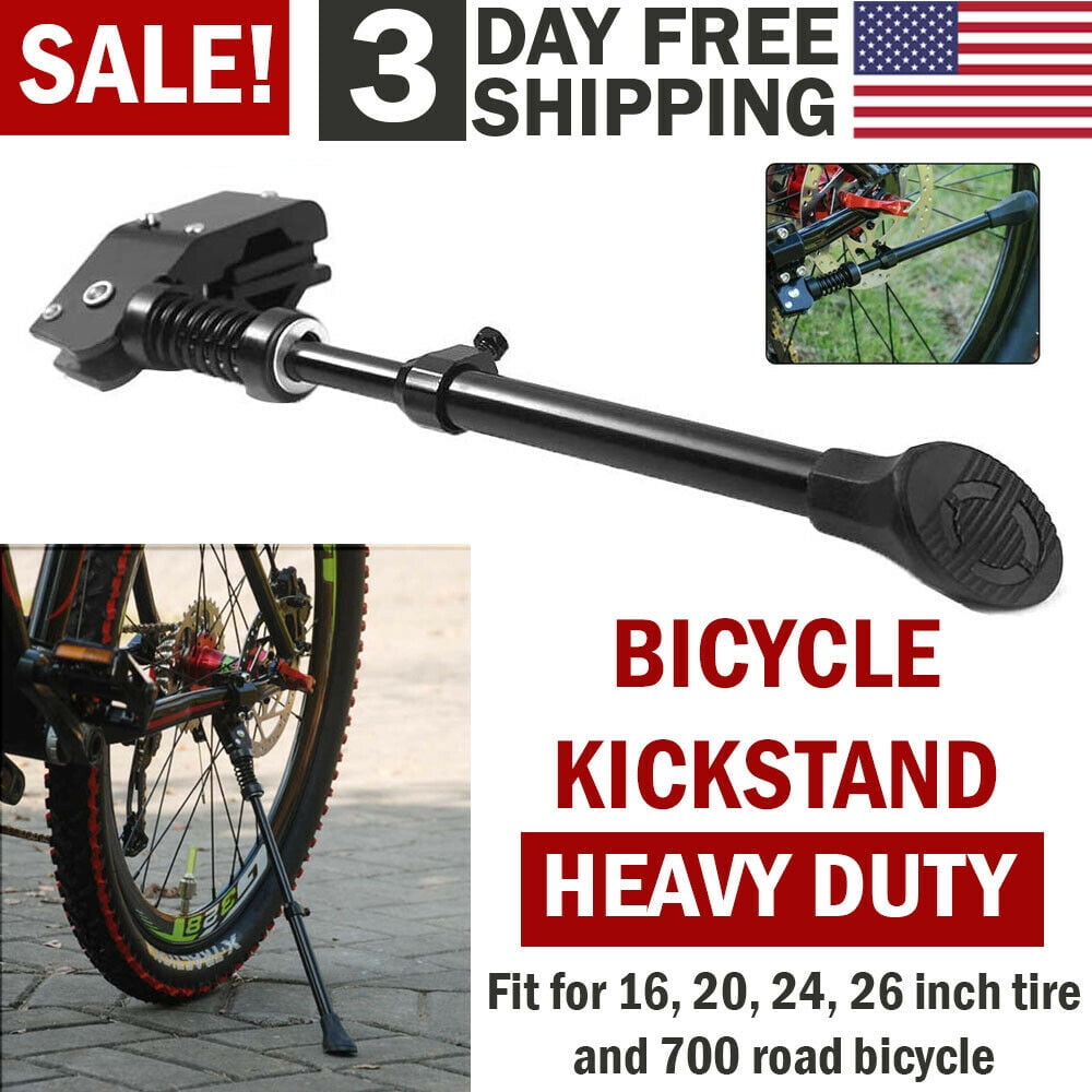 Details about   UNIVERSAL Mountain Bike Kickstand Bicycle Kick Stand MTB Road Adjustable Side 