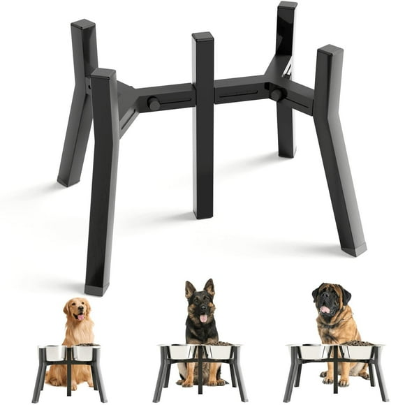 Soporte para Cuencos SHAINFUN Ajustable para Perros Medianos y Grandes