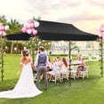 thumbnail image 6 of COBIZI 10x20 Pop up Canopy Without Sidewall Heavy Duty Commercial Outdoor Canopy Ez Up Wedding Party Tents for Parties with Roller Bag, Wind & Waterproof UPF50+,Upgrade Hexagonal Tube,black, 6 of 8