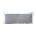 thumbnail image 2 of Laddha Home Designs Handwoven Color Block Cotton Lumbar Pillow Cover - 36" - Gray and White, 2 of 9