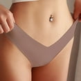thumbnail image 2 of Sngxgn Women’s Comfort Cotton Underwear Panty, Stretch Underwear, Full Coverage Panties(Khaki,L), 2 of 3