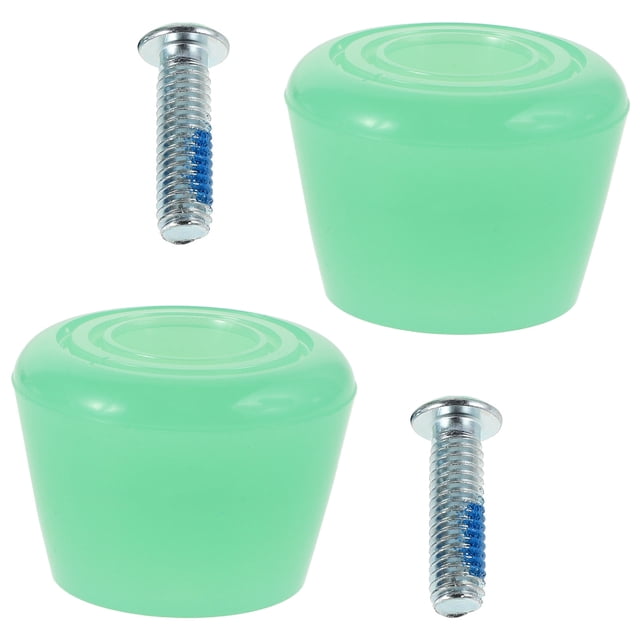 HAMPPLIES Brake Blocks 1 Pair Pu Roller Skate Toe Stops For Enhanced Stopping Power In Roller Skating