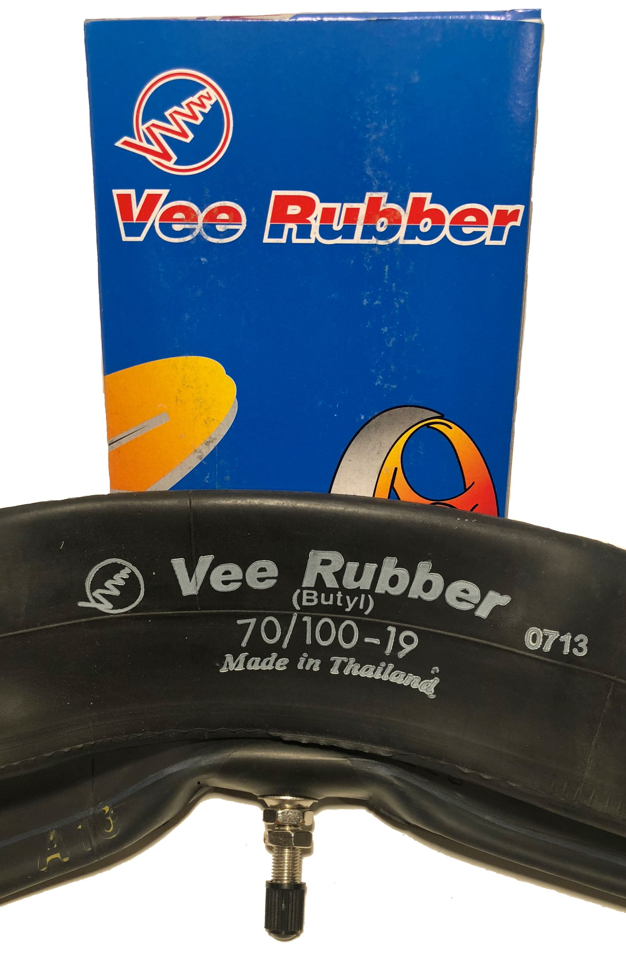 70/10019 Vee Rubber Motorcycle Inner Tube With a TR4 Valve Stem