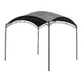thumbnail image 2 of International Caravan St. Kitts 10-Foot Square Dome Top Gazebo , Grey, 2 of 2