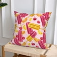 thumbnail image 6 of Throw Pillow Covers, cute Popsicle Soft Square Pillow Cases with Invisible Zipper for Couch Bed Sofa, Farmhouse Fall Home Decor 16"x16", 6 of 7