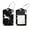 multicolored 2, variant on Space Galaxy Music Note Luggage Tags with Stainless Steel Loop, 2 Pack Luggage Tag Holders for Travel Luggage Baggage Identifier