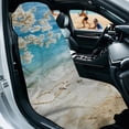 thumbnail image 2 of Garronmavis Beach Print Car Seat Towel Cover 1 PC Sweat Resistant for Post Gym Workout Breathable Non-Slip Washable with Storage Bag Universal Fit for Cars SUVs Trucks Sedans Vans, 2 of 9