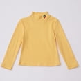 thumbnail image 6 of Maean Girls Turtleneck Long Sleeve Tops Undershirt Fall Winter Pullover Soft Warm Stretchy Mock Neck Top, 6 of 6