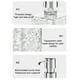 thumbnail image 4 of Dispensador de jabón espumante para baño y cocina - Bote recargable de espuma para jabón de manos y gel de ducha, plástico transparente o gris, 6,1" de altura, 4 of 8
