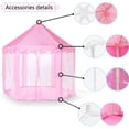 thumbnail image 3 of 1 Pc Artrylin Princess Castle Play Tent for Girls Large Kids Play Tents Hexagon Playhouse Toys for Children Indoor Games (Pink) (Not Include Led Lamps), 3 of 6