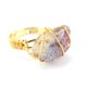 thumbnail image 1 of Xiao Hua Anillo natural hecho a mano, adecuado tanto para hombres como para mujeres, con alambre de cobre de piedra natural envuelto alrededor del anillo ajustable de apertura hecho a mano (color), 1 of 5