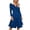 Blue, variant on Women’s Hooded Knit Cardigan Dress for Everyday and Travel Cozy Winter Loungewear with and Soft Duster Tunic Blue XL