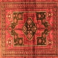 thumbnail image 1 of Ahgly Company Indoor Square Persian Orange Traditional Area Rugs, 5' Square, 1 of 1