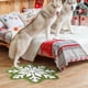 thumbnail image 4 of pstuiky Alfombra de invierno con copos de nieve|67 cm (26,4 pulgadas)|tapete de entrada navideño con copos de nieve|antideslizante y lavable, 4 of 7