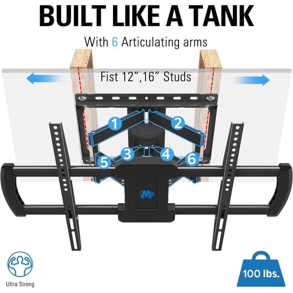 TV Wall Mount for 42-75 Inch TVs