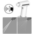 thumbnail image 4 of Botella rociadora eléctrica de 900 ml, regadera recargable para jardín con boquilla ajustable, rociador automático, herramienta de jardinería con pantalla LED, color blanco, 4 of 5