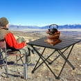 thumbnail image 5 of Uutvmp Portable Camping Table, Outdoor Iron Tabletop Folding Table, Folding Compact Beach Table for Camping Hiking Backpacking Outdoor Picnic, 5 of 8