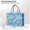 thumbnail image 3 of Large Capacity Tote Bag,Pioneer Flower Floral Print Pattern Handbag Fashion Luxury Tote Bag,15.7"x13"x 5.1" Inches,Laptop Compatible, 3 of 6
