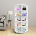 thumbnail image 2 of Rotating Shoe Rack 5 -Tiers Storage Shelves 360 Degree Rotating Shoe Tower Rack-, 2 of 13