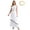 White, variant on TiaoBug Womens Greek Roman Costume Queen Princess Praise Dance Performance Toga Dress Champagne M