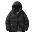 thumbnail image 2 of Miqool Mens Puffer Jacket Thick Warm Insulated Quilted Hooded Winter Coats for Cold Weather, 2 of 8