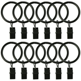 Better Homes Gardens Curtain Rings With Clips Set Of 7 1