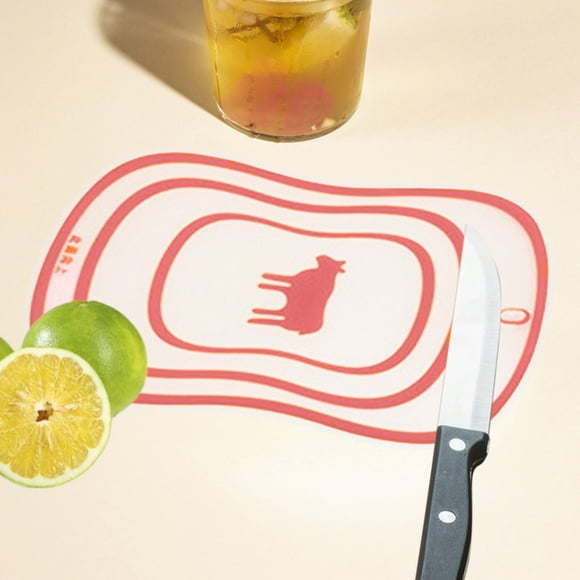 Antqov Plastic Chopping Board Kitchen Tool Rectangle PE Chopping Board Hotel Multifunctional Utility Chopping Board Vegetables FruitsBread, Home Accessories