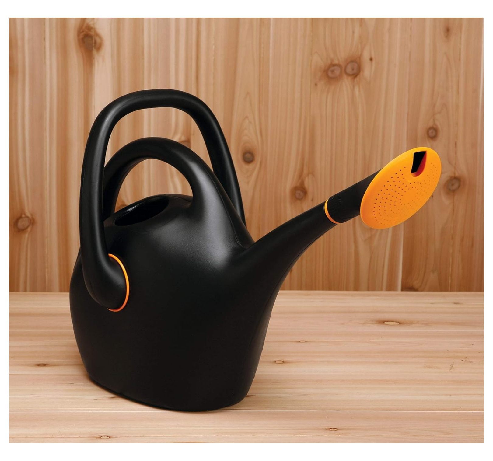 Easy Pour Watering Can, 2.6 Gallon, Black (20-47287CP)