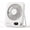 White-5000mAh, variant on Desk Fan Portable Fan Rechargeable 2000mAh Personal Fan, Silent Small Table Fan Travel Fan for Sleeping with Display & 100-Speed, Desktop Fan for Bedroom Office Camping- Black