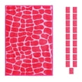 thumbnail image 1 of Furnish My Place Crocodile Pink Area Rug, Animal Print Area Rug, Pet-Friendly Rug, Baby Nursery Mat, Indoor Rug, Perfect for Living Room, Playroom, 2' x 3' Rectangle - Set of 20, 1 of 5